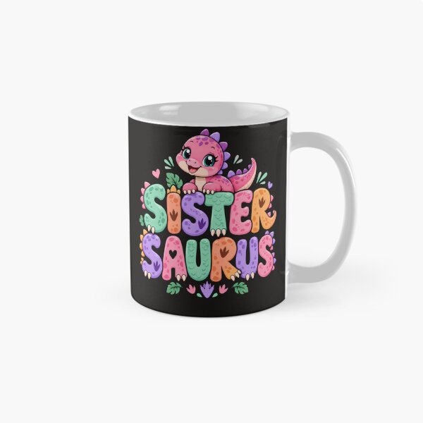 Item preview, Sistersaurus Cute Pink Dinosaur Family designed and sold by Artbyrome.