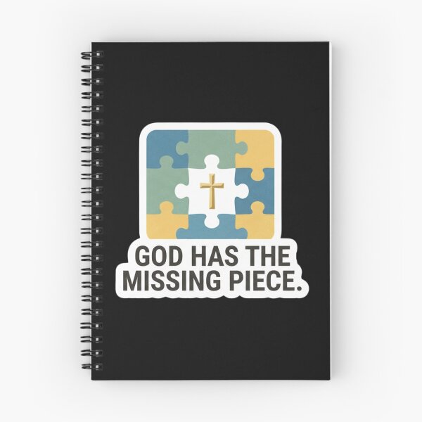 Item preview, God Has The Missing Piece Christian Puzzle Design designed and sold by MantoSagrado.
