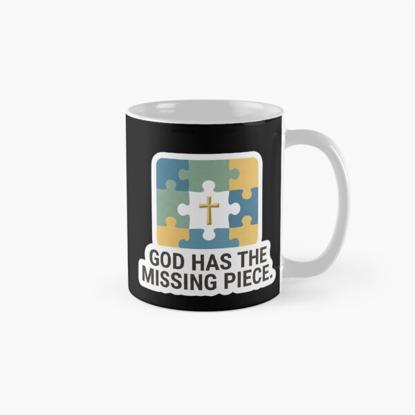 Item preview, God Has The Missing Piece Christian Puzzle Design designed and sold by MantoSagrado.