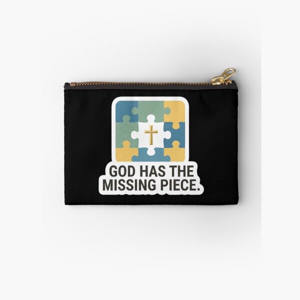 Item preview, God Has The Missing Piece Christian Puzzle Design designed and sold by MantoSagrado.
