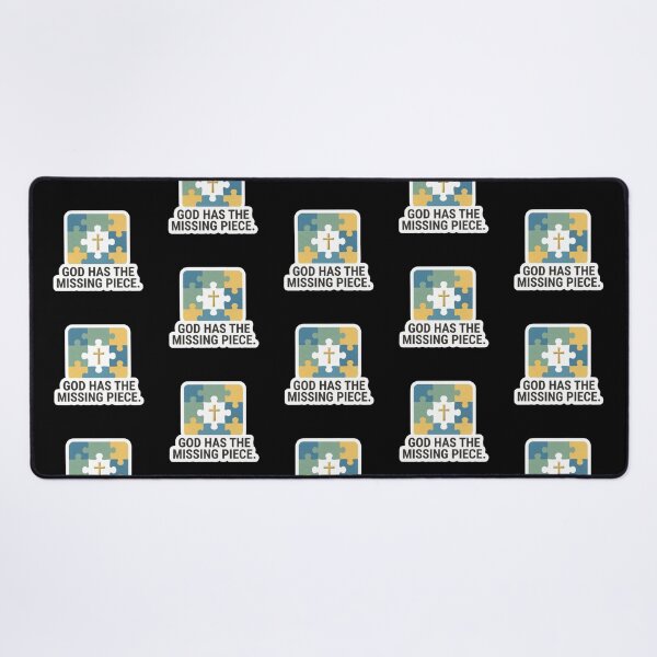 Item preview, God Has The Missing Piece Christian Puzzle Design designed and sold by MantoSagrado.