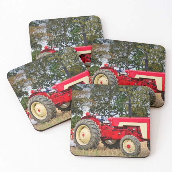 Item preview, Vintage Red & Cream Farm Tractor designed and sold by JEZ22.