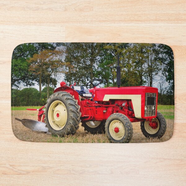 Item preview, Vintage Red & Cream Farm Tractor designed and sold by JEZ22.