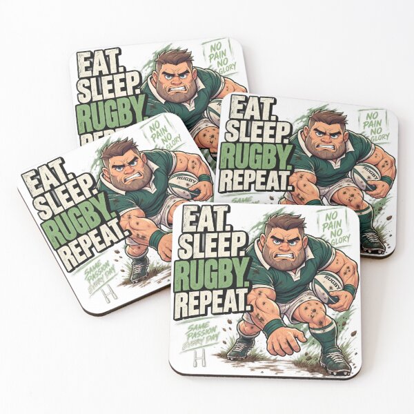 Item preview, Funny Rugby Player Sports Design designed and sold by timiparkerart.