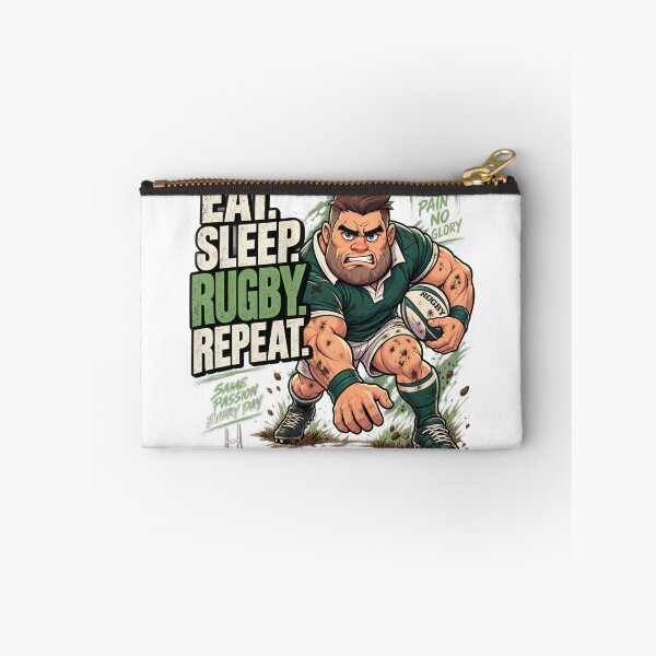 Item preview, Funny Rugby Player Sports Design designed and sold by timiparkerart.