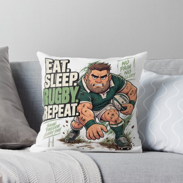 Item preview, Funny Rugby Player Sports Design designed and sold by timiparkerart.