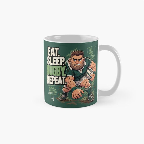 Item preview, Funny Rugby Player Sports Design designed and sold by timiparkerart.
