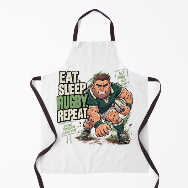 Item preview, Funny Rugby Player Sports Design designed and sold by timiparkerart.