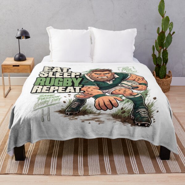 Item preview, Funny Rugby Player Sports Design designed and sold by timiparkerart.
