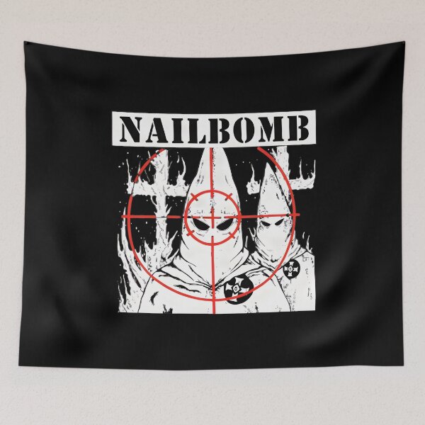 Item preview, NAILBOMBS KKKS Target Flames Protest designed and sold by YuriaAbisarStu.
