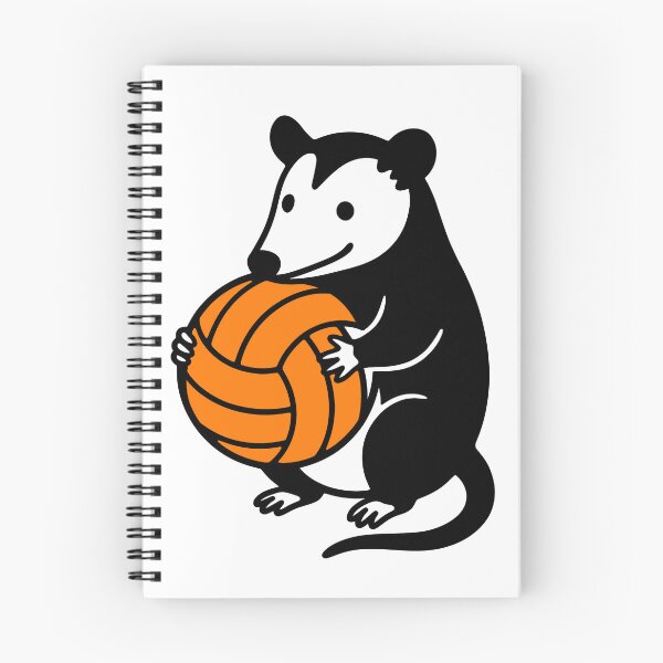 Item preview, Opossum with a volleyball designed and sold by Surprised Hen.