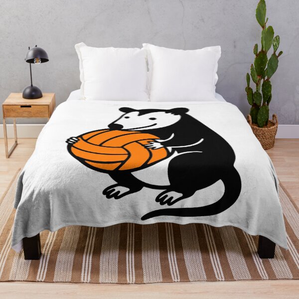 Item preview, Opossum with a volleyball designed and sold by Surprised Hen.