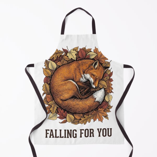 Item preview, Falling For You Sleeping Fox Autumn Leaves designed and sold by FGprints.