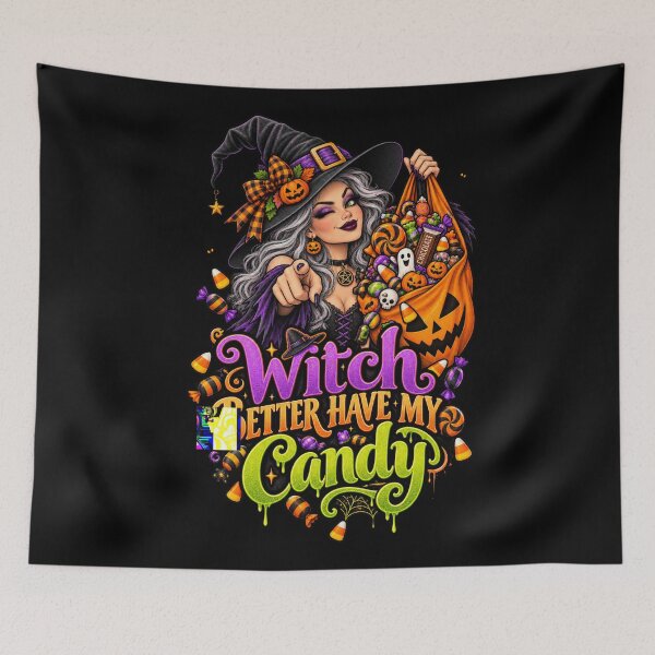 Item preview, Witch Better Have My Candy – Funny Halloween Witch Candy Lover Design designed and sold by RockitBaby.