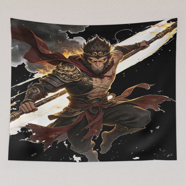 Item preview, Leaping Strike Sun Wukong Fire Slash designed and sold by DigArtis.