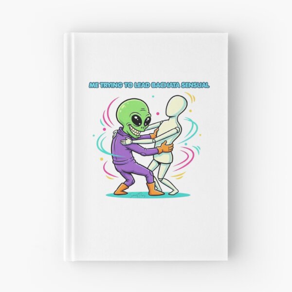 Item preview,  Bachata From Mars - Funny Alien Dancing With Mannequin, Humorous Latin Dance Partner Graphic, Cute Sci-Fi Novelty Sticker designed and sold by SmartPuns.