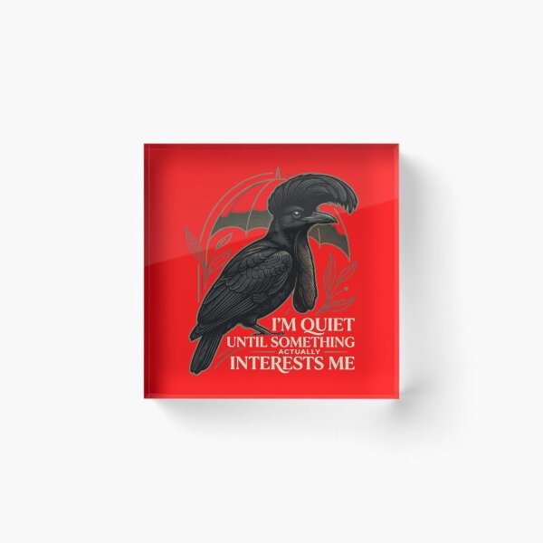 Item preview, Amazonian Umbrellabird - I'm Quiet Until Something Actually Interests Me designed and sold by Max Store.