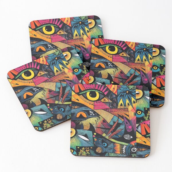 Item preview, Trippy Psychedelic Abstract All Seeing Eye Pattern Graphic designed and sold by GrimNest.