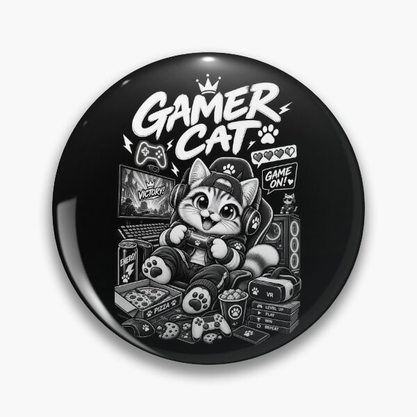 Item preview, Gamer Cat  designed and sold by Meow Story .