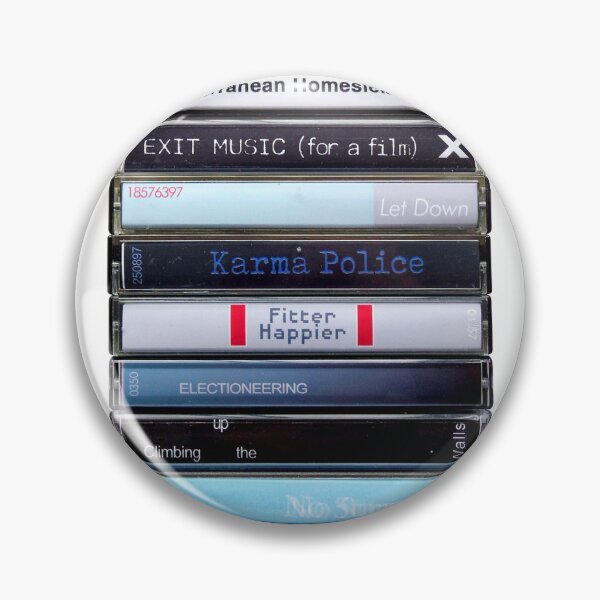 Item preview, OK Computer - Radiohead - Classic Album Cassette Print designed and sold by Mr Mustard Prints.