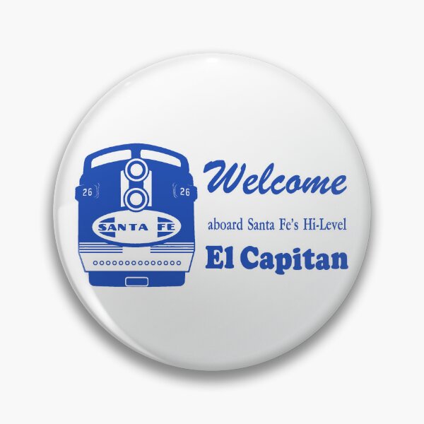 Item preview, Welcome aboard the El Capitan in Blue-White designed and sold by Trains-and-Rail.