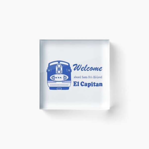 Item preview, Welcome aboard the El Capitan in Blue-White designed and sold by Trains-and-Rail.
