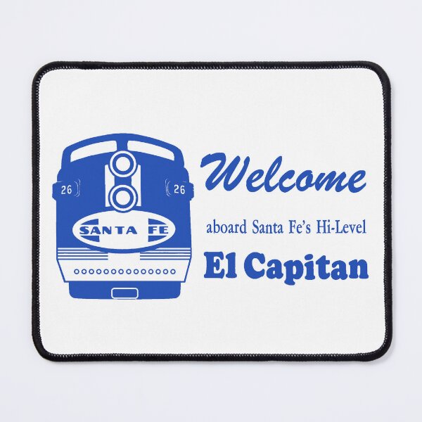 Item preview, Welcome aboard the El Capitan in Blue-White designed and sold by Trains-and-Rail.