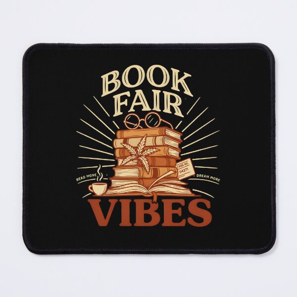 Item preview, Book Fair Vibes Retro Book Lover Bookaholic Librarian designed and sold by Redgiant87x.