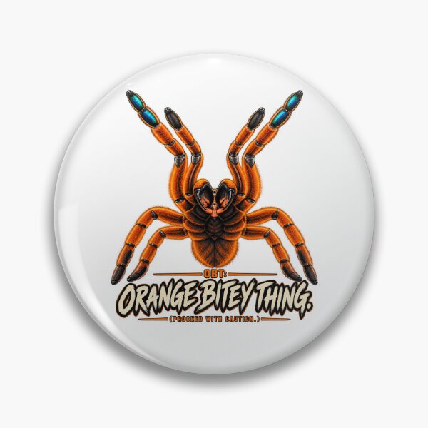 Artikelvorschau, OBT Orange Bitey Thing – Orange Baboon Tarantula entworfen und verkauft von threadandfangs.