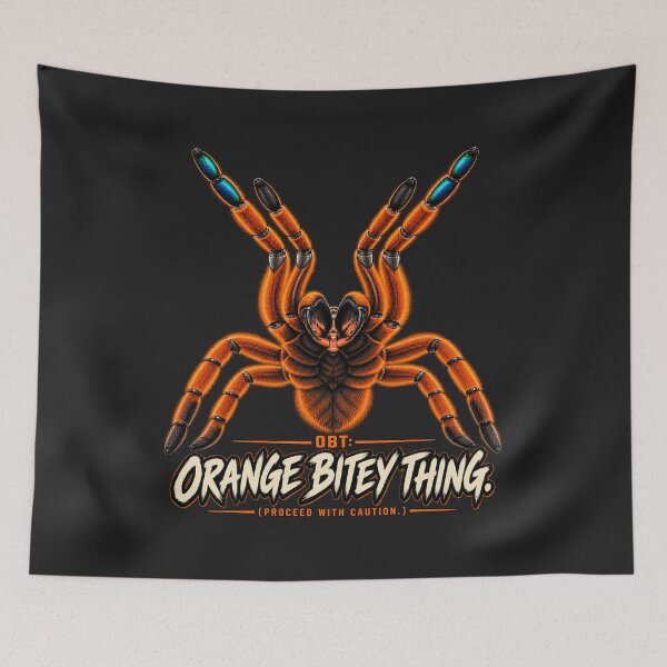 Item preview, OBT Orange Bitey Thing – Orange Baboon Tarantula designed and sold by threadandfangs.
