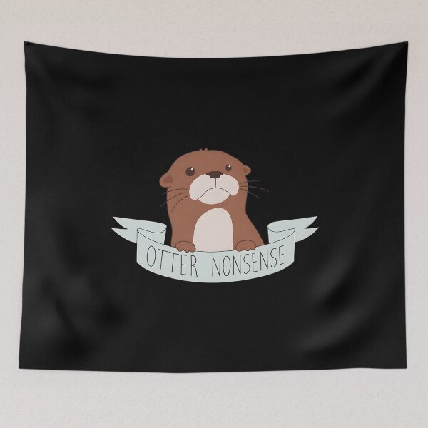 Item preview, Otters Nonsenses Cute Otter Pun  designed and sold by YuriaAbisarStu.