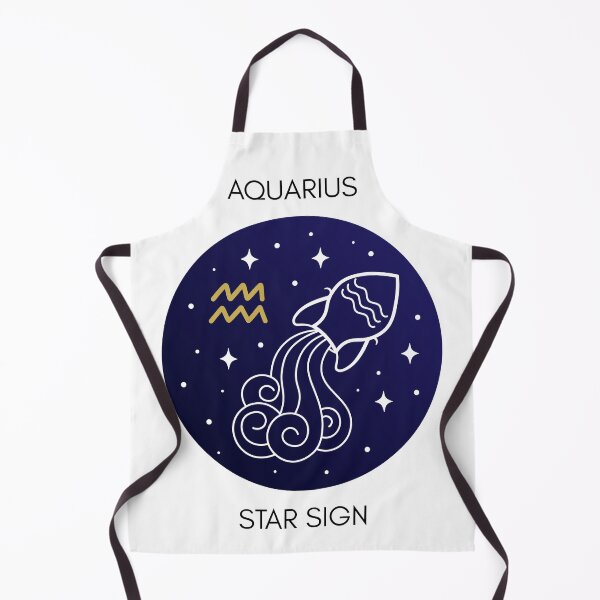 Item preview, Minimalist Celestial Aquarius Zodiac Sign Horoscope designed and sold by Jelicint.