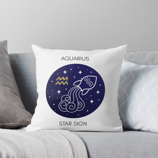 Item preview, Minimalist Celestial Aquarius Zodiac Sign Horoscope designed and sold by Jelicint.