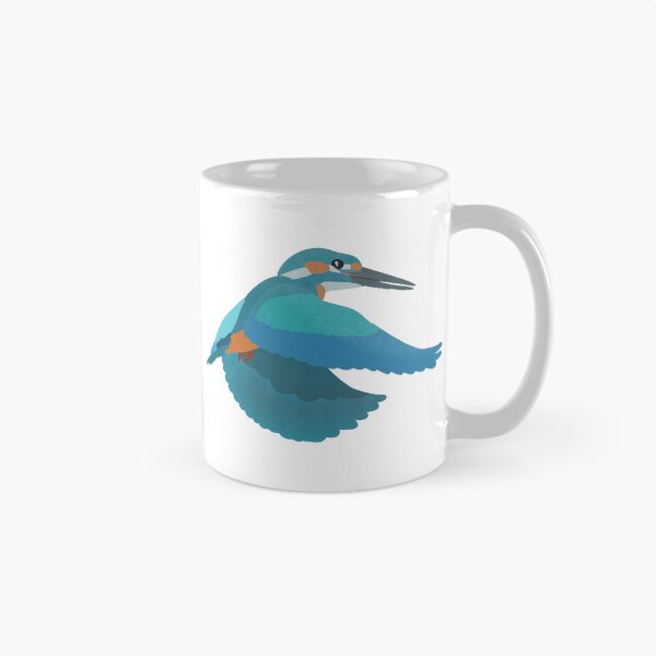 Item preview, Flying Kingfisher Illustration designed and sold by FandomizedRose.