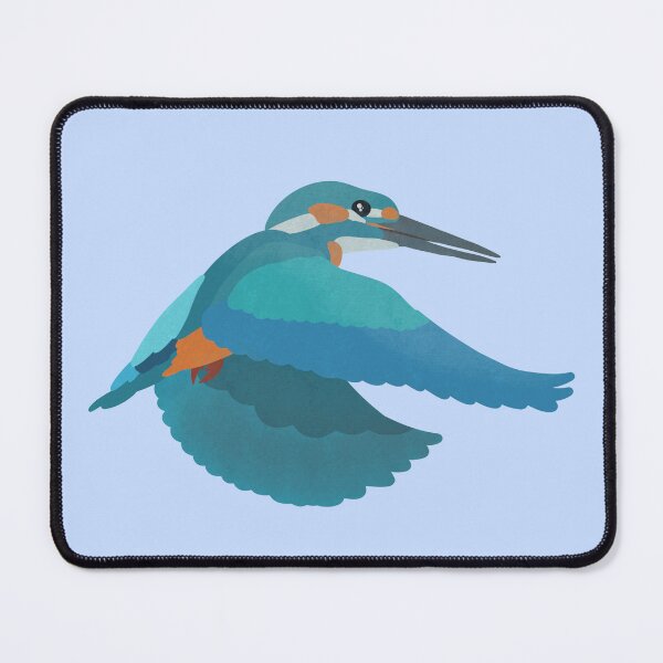 Item preview, Flying Kingfisher Illustration designed and sold by FandomizedRose.