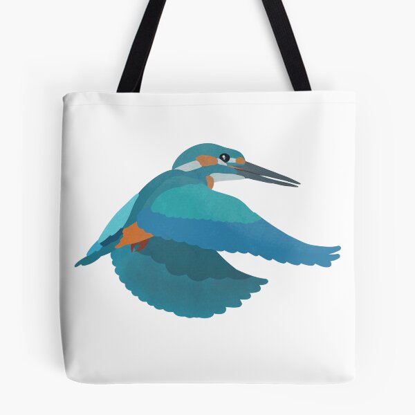 Item preview, Flying Kingfisher Illustration designed and sold by FandomizedRose.