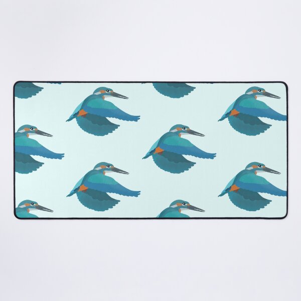 Item preview, Flying Kingfisher Illustration designed and sold by FandomizedRose.