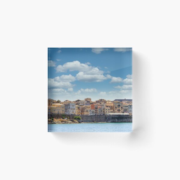 Item preview, Panoramic View of Corfu Old Town Waterfront and Venetian Architecture in Greece designed and sold by goceris.