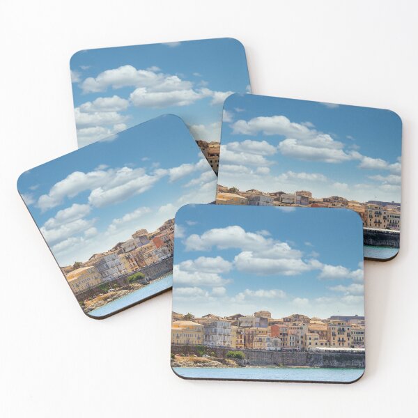 Item preview, Panoramic View of Corfu Old Town Waterfront and Venetian Architecture in Greece designed and sold by goceris.