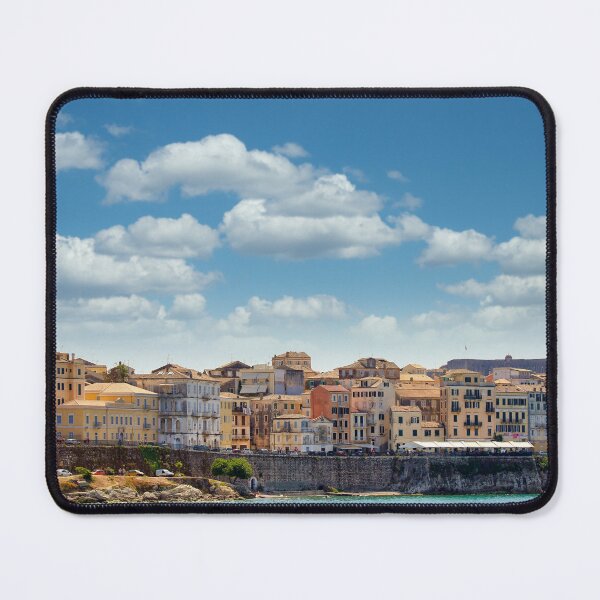 Item preview, Panoramic View of Corfu Old Town Waterfront and Venetian Architecture in Greece designed and sold by goceris.