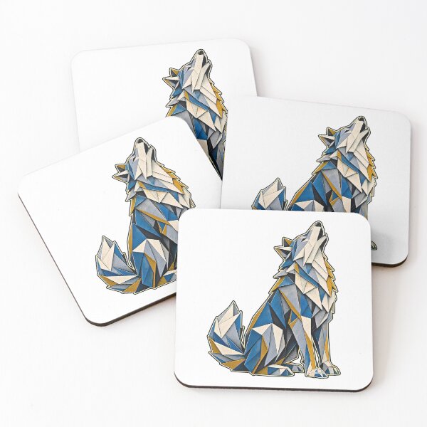 Item preview, Majestic Origami Wolf designed and sold by EvergreenPark - Tee Studio.