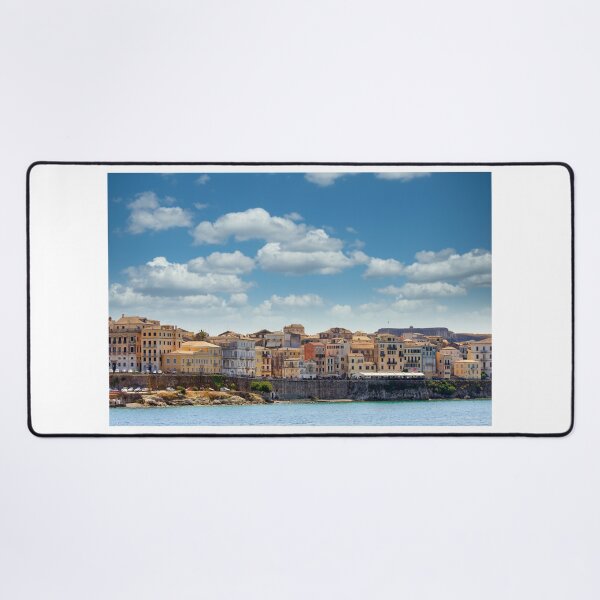 Item preview, Panoramic View of Corfu Old Town Waterfront and Venetian Architecture in Greece designed and sold by goceris.