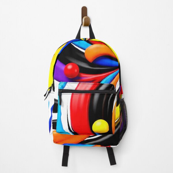 Aperçu de l'œuvre vagues tourbillonnantes C motif abstrait géométrique coloré en spirale créée et vendue par SmashingDeals.