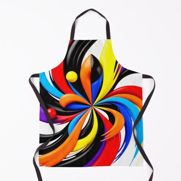Item preview, swirling waves C colorful geometric swirling abstract design designed and sold by SmashingDeals.