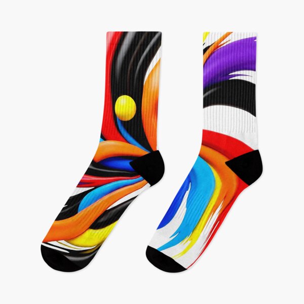 Item preview, swirling waves C colorful geometric swirling abstract design designed and sold by SmashingDeals.