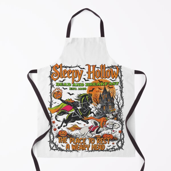 Item preview, Sleepy Hollow Dead and Breakfast Headless Horseman Halloween Vintage Graphic designed and sold by Thedustyart.