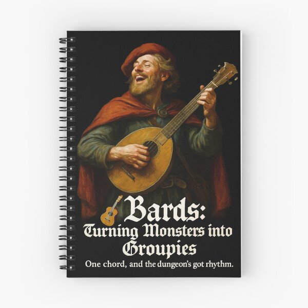 Item preview, Bards – Turning Monsters Into Groupies designed and sold by abby-thorns.