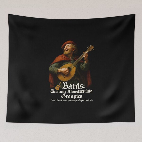 Item preview, Bards – Turning Monsters Into Groupies designed and sold by abby-thorns.