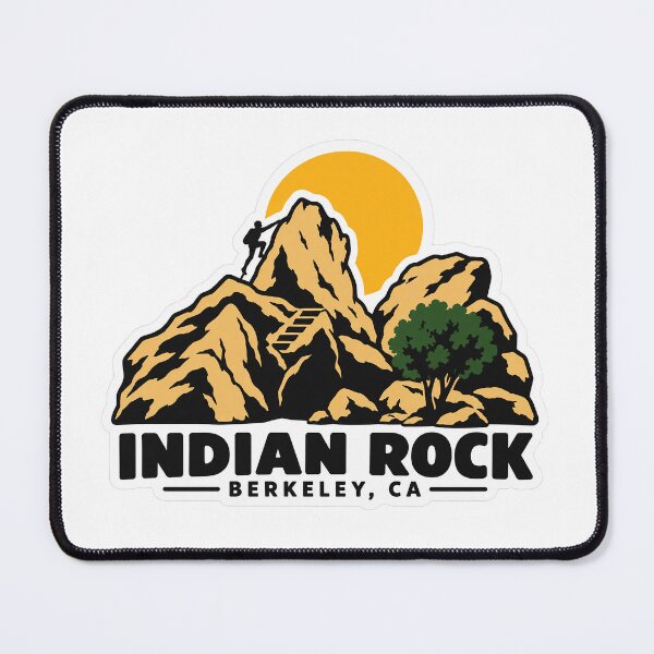 Item preview, Berkeley, CA: Indian Rock sticker design. designed and sold by PIXEL POP DESIGNS - Beyond the Norm!.