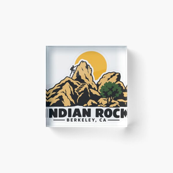Item preview, Berkeley, CA: Indian Rock sticker design. designed and sold by PIXEL POP DESIGNS - Beyond the Norm!.